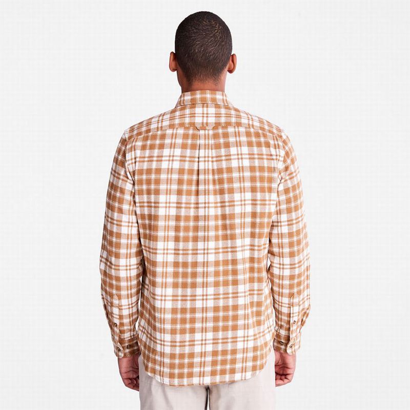 Timberland Flannel Checked Košulje Smeđe | 8538070