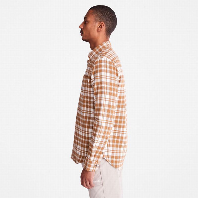 Timberland Flannel Checked Košulje Smeđe | 8538070
