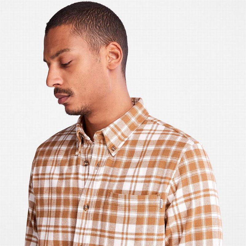 Timberland Flannel Checked Košulje Smeđe | 8538070