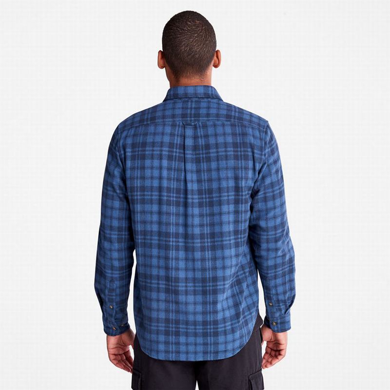 Timberland Flannel Checked Košulje Tamnoplave | 13352750