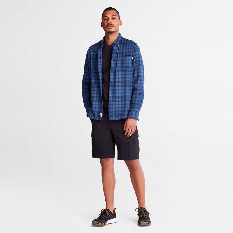 Timberland Flannel Checked Košulje Tamnoplave | 13352750
