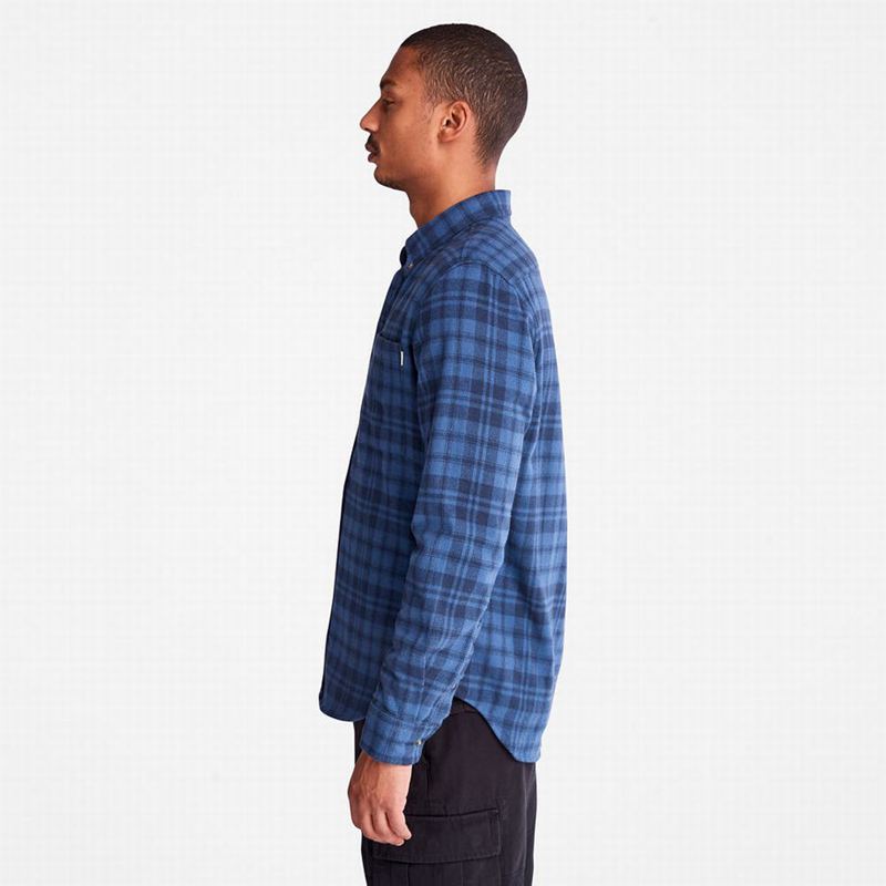 Timberland Flannel Checked Košulje Tamnoplave | 13352750