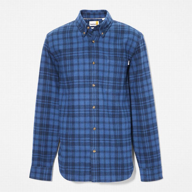 Timberland Flannel Checked Košulje Tamnoplave | 13352750