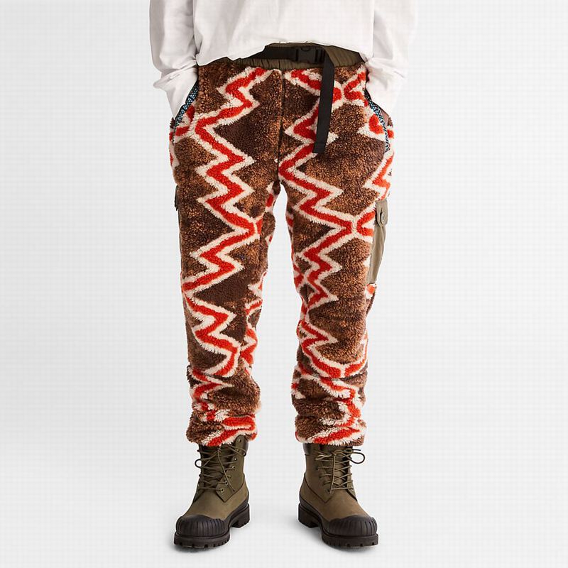 Timberland Fleece Bottoms Hlače Crvene | 87321269