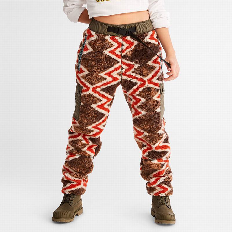 Timberland Fleece Bottoms Hlače Crvene | 87321269