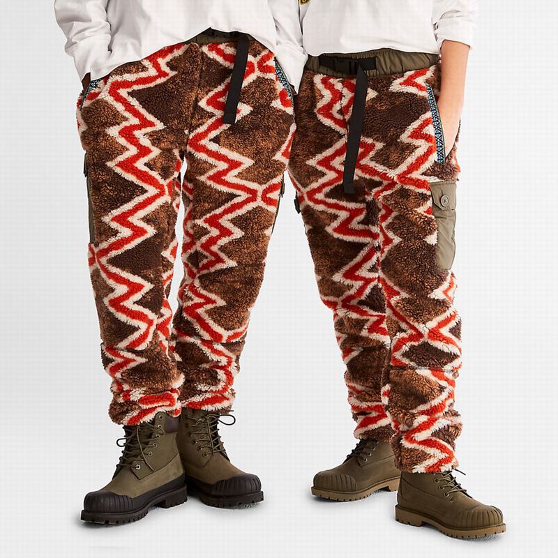 Timberland Fleece Bottoms Hlače Crvene | 87321269