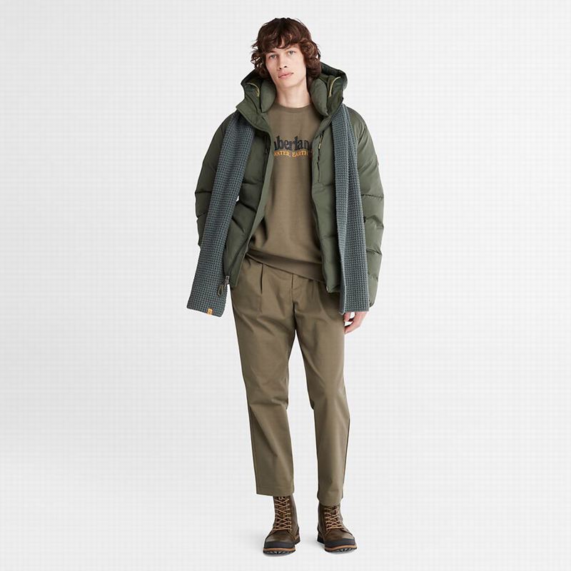 Timberland Fleece Overshirt Zimske Jakne Maslinasto Zelene | 3263987