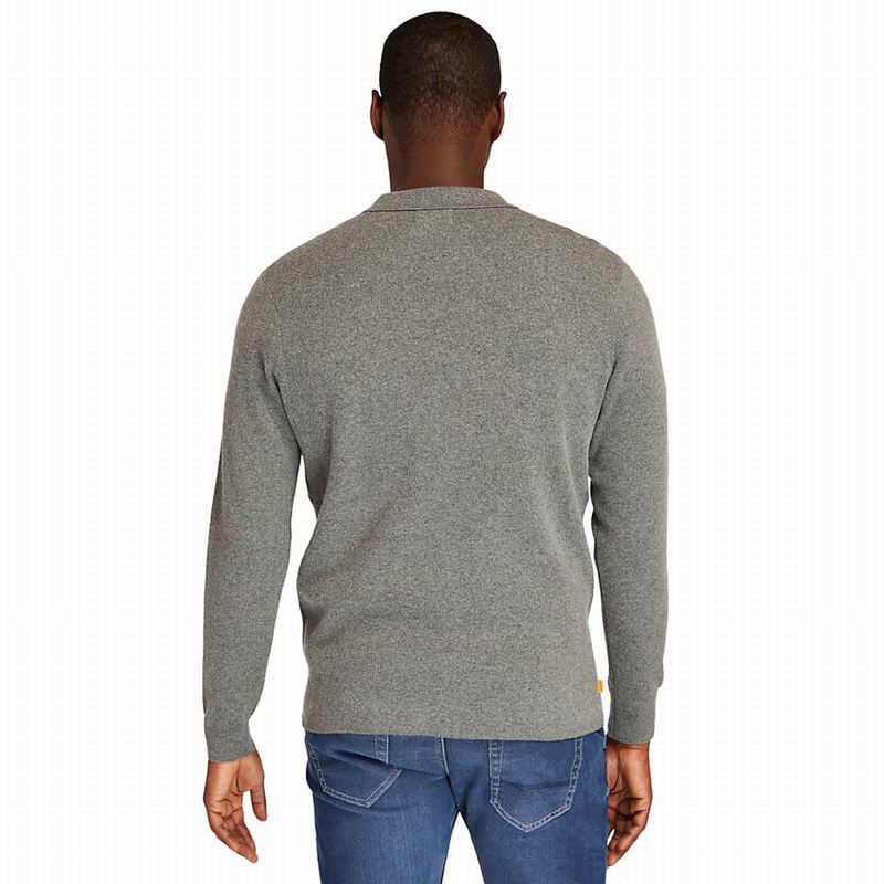 Timberland Full-Zip Džemperi Sive | 19918669