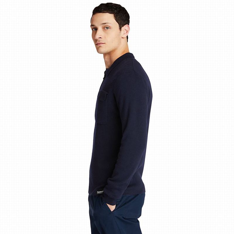 Timberland Full-Zip Džemperi Tamnoplave | 75839537
