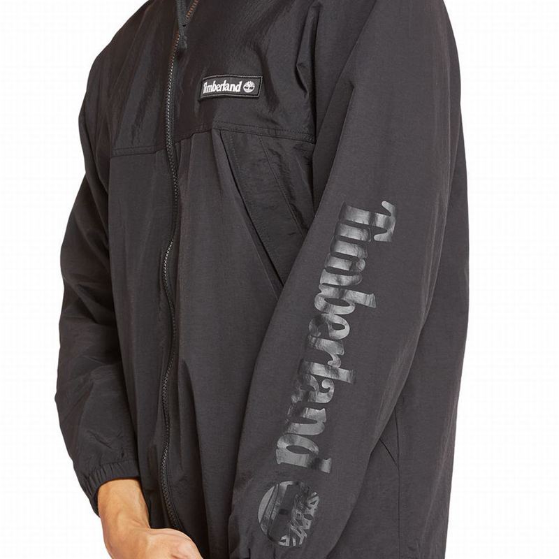 Timberland Full-Zip Vjetrovka Crne | 24273517
