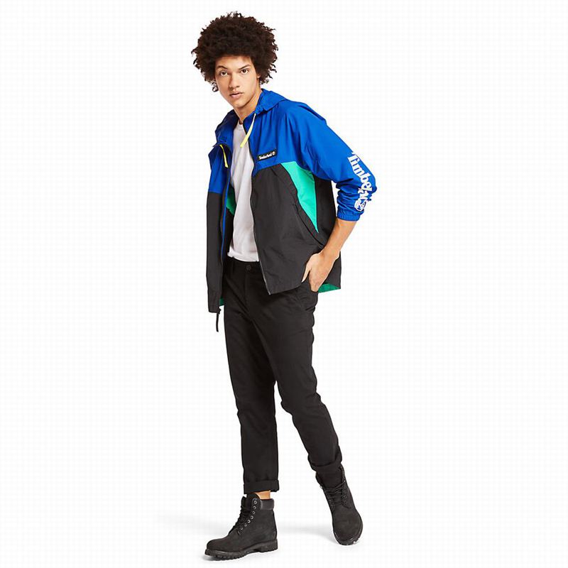 Timberland Full-Zip Vjetrovka Plave | 7814470