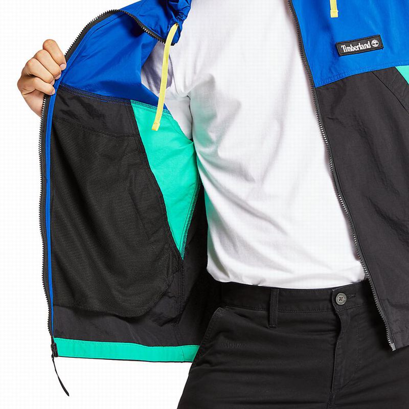 Timberland Full-Zip Vjetrovka Plave | 7814470
