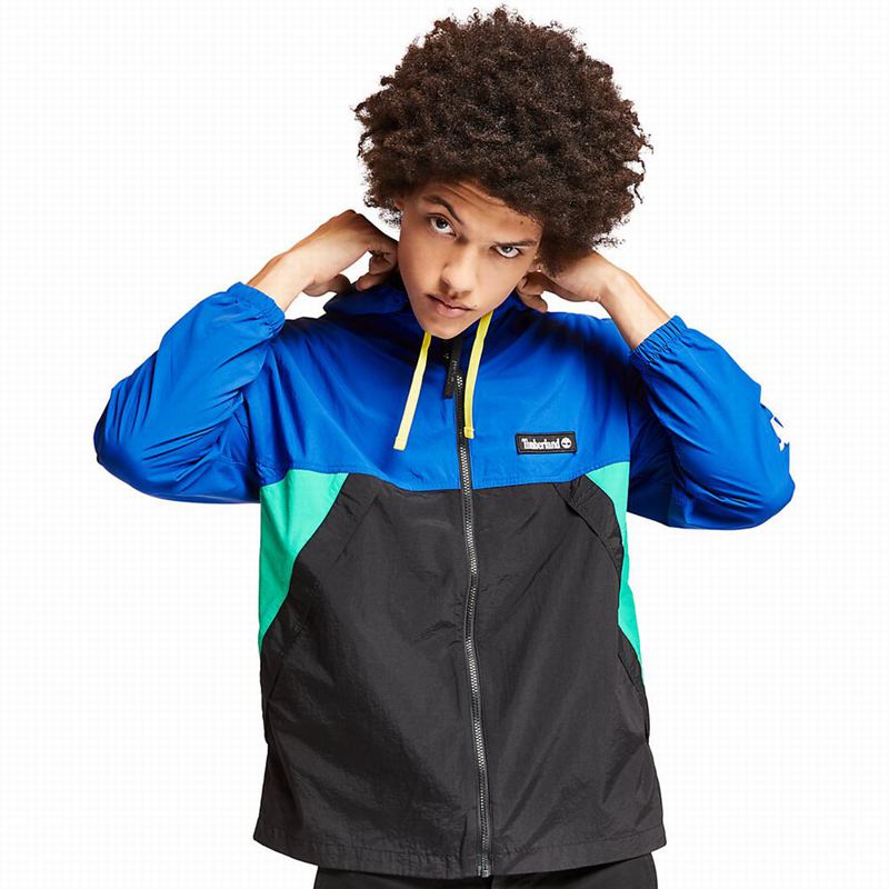 Timberland Full-Zip Vjetrovka Plave | 7814470