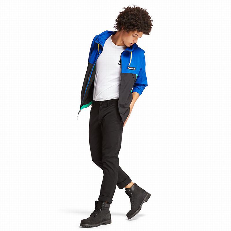 Timberland Full-Zip Vjetrovka Plave | 7814470