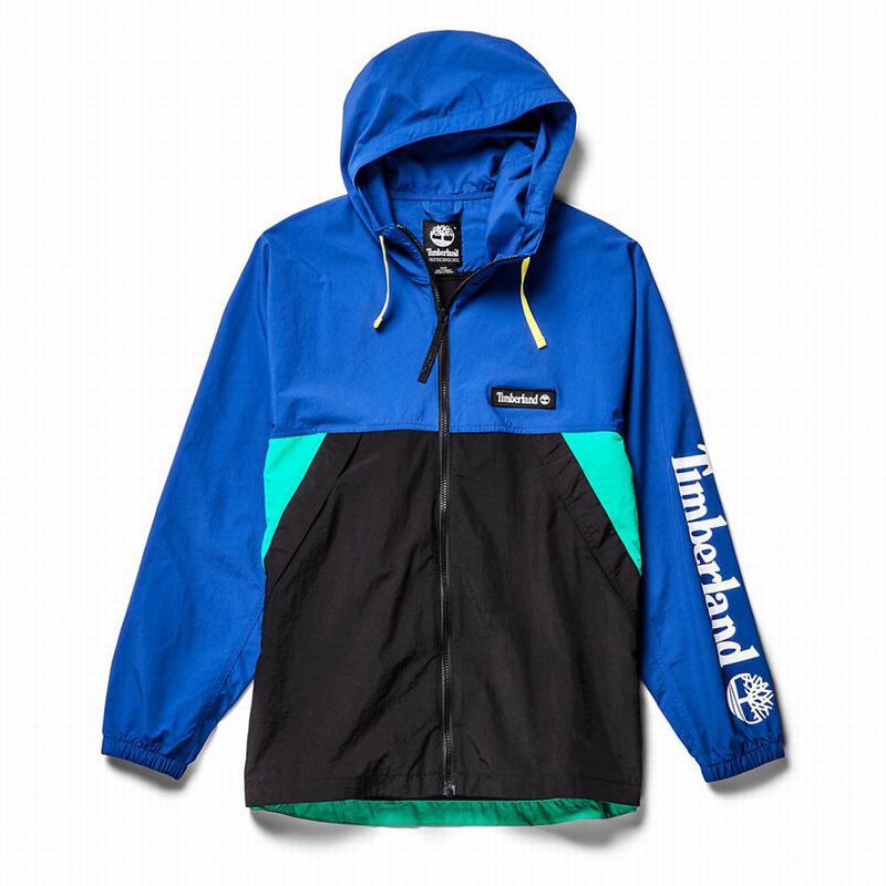 Timberland Full-Zip Vjetrovka Plave | 7814470