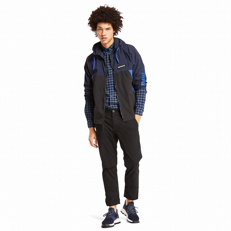 Timberland Full-Zip Vjetrovka Tamnoplave | 79224156