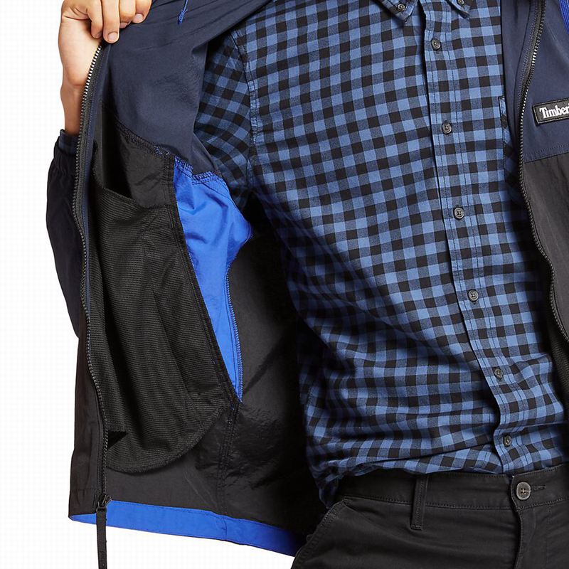 Timberland Full-Zip Vjetrovka Tamnoplave | 79224156