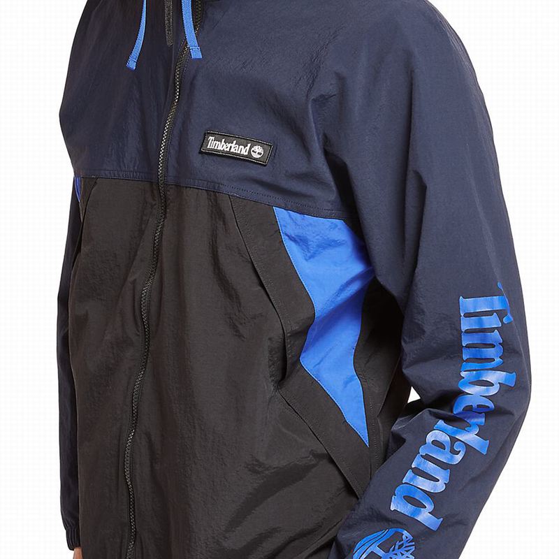 Timberland Full-Zip Vjetrovka Tamnoplave | 79224156