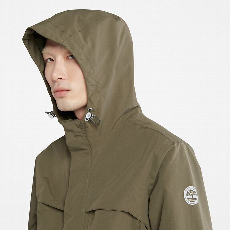 Timberland Garfield Midweight Hooded Nepromociva Jakna Maslinasto Zelene | 6586315