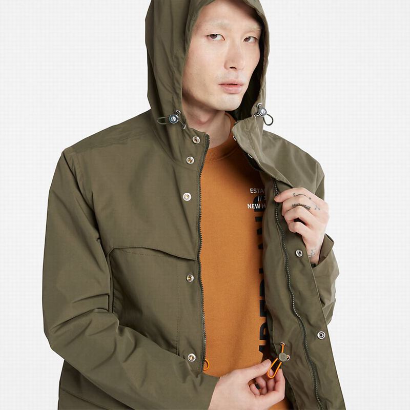 Timberland Garfield Midweight Hooded Nepromociva Jakna Maslinasto Zelene | 6586315