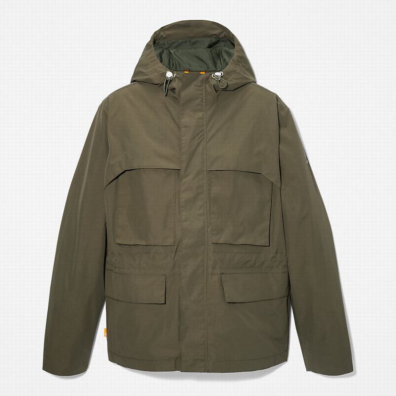 Timberland Garfield Midweight Hooded Nepromociva Jakna Maslinasto Zelene | 6586315