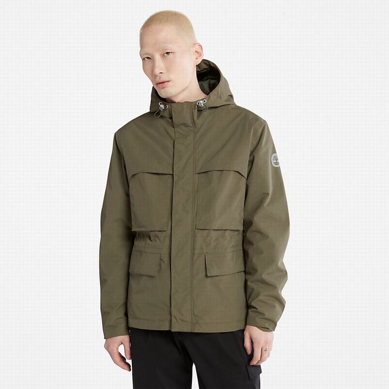 Timberland Garfield Midweight Hooded Nepromociva Jakna Maslinasto Zelene | 6586315