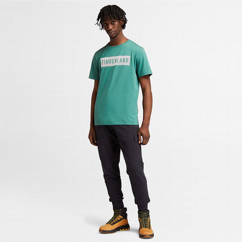 Timberland Garment-Dyed Cargo Swea Jogger Hlače Crne | 1609567