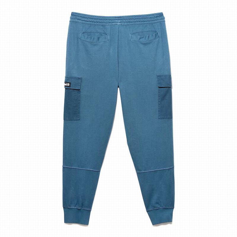 Timberland Garment-Dyed Cargo Swea Jogger Hlače Plave | 26546855