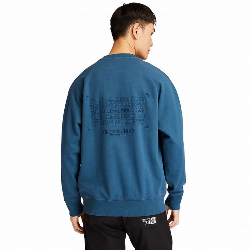 Timberland Garment-Dyed Graficke Dukserice Plave | 16308735