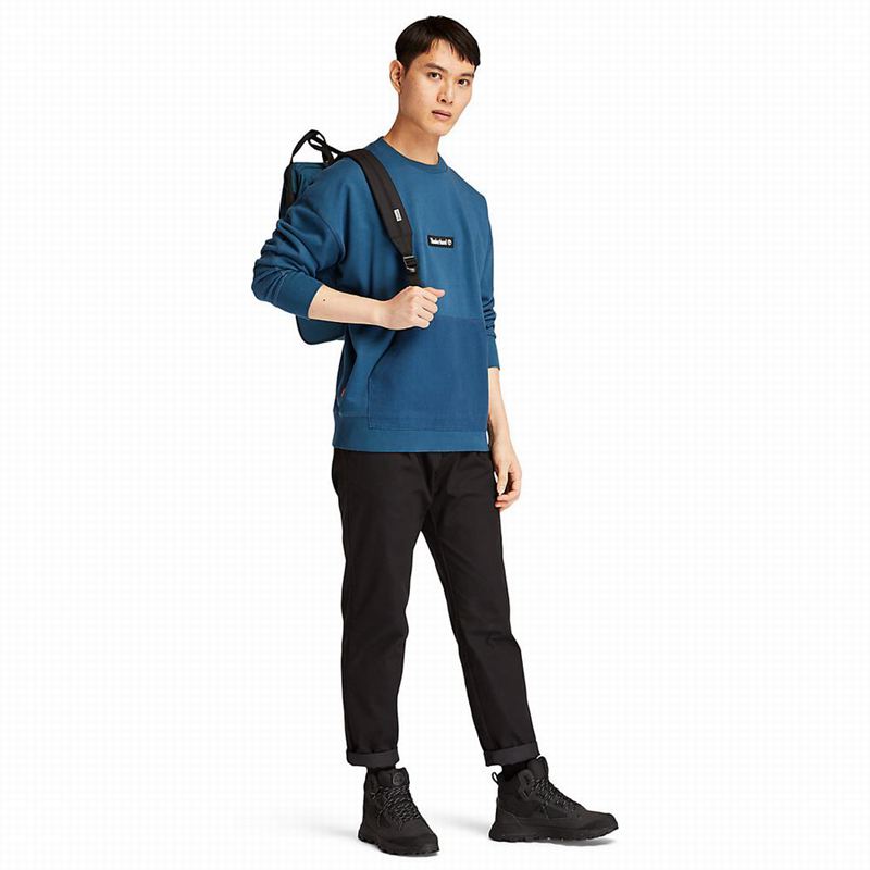 Timberland Garment-Dyed Graficke Dukserice Plave | 16308735