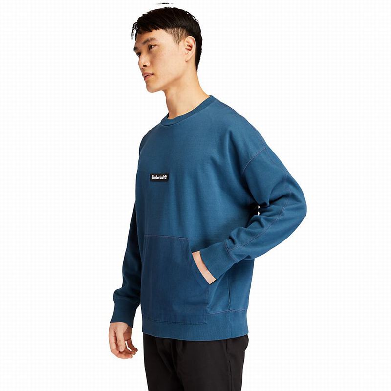 Timberland Garment-Dyed Graficke Dukserice Plave | 16308735