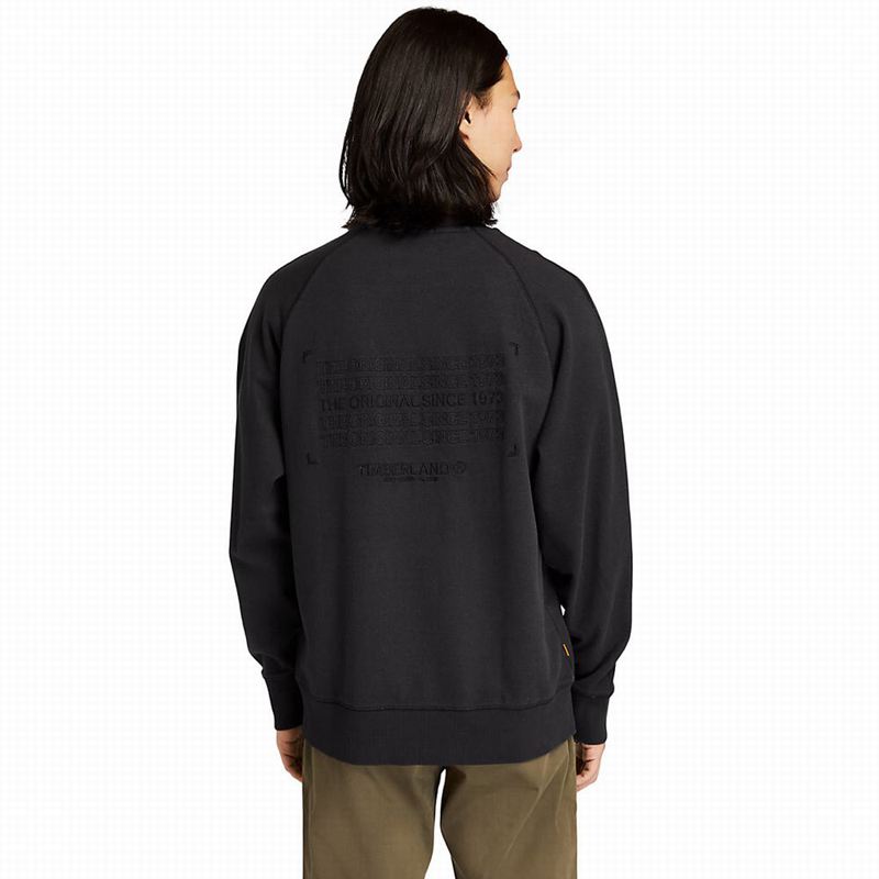 Timberland Garment-Dyed Graficke Dukserice Crne | 75592712