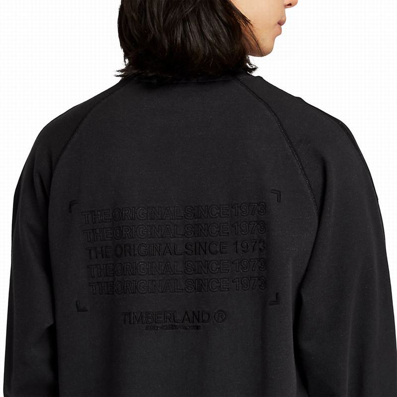 Timberland Garment-Dyed Graficke Dukserice Crne | 75592712