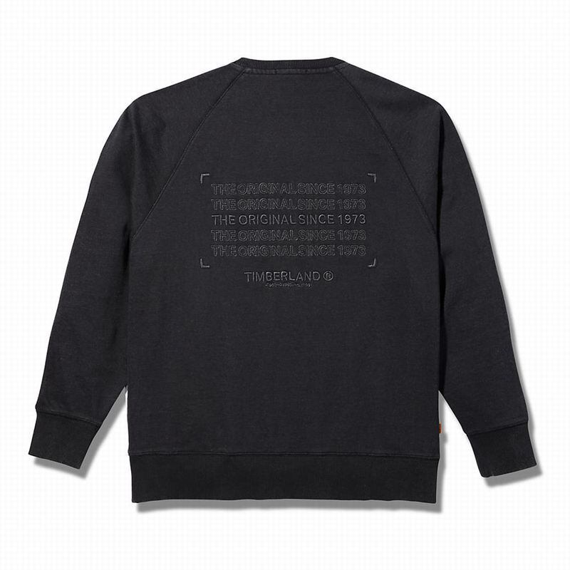 Timberland Garment-Dyed Graficke Dukserice Crne | 75592712