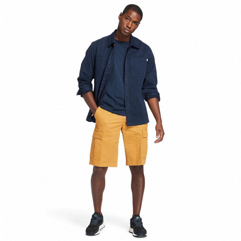 Timberland Garment-Dyed Twill Košulje Tamnoplave | 62421294