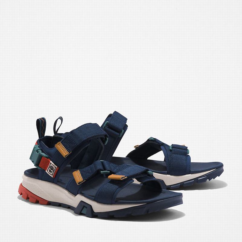 Timberland Garrison Trail Webbing-strap Sandale Tamnoplave | 25601461