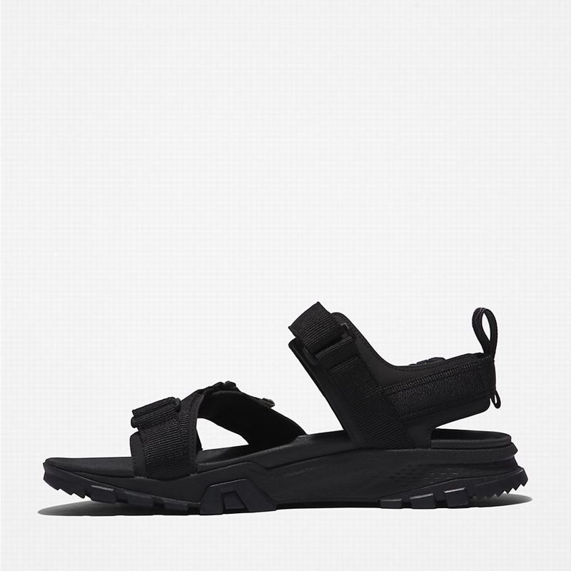 Timberland Garrison Trail Webbing-strap Sandale Crne | 78924028