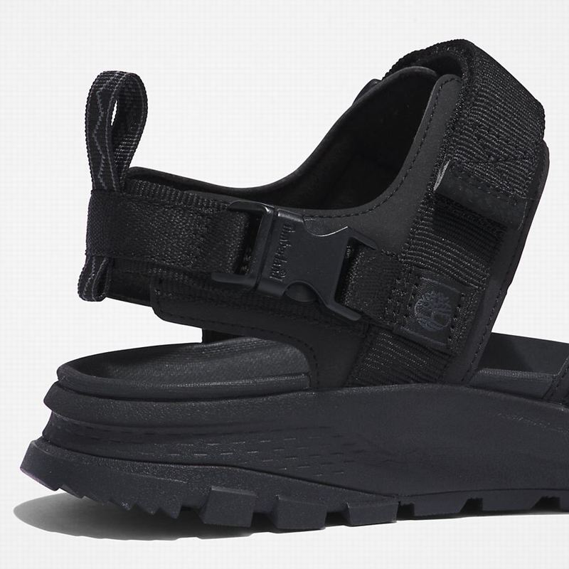 Timberland Garrison Trail Webbing-strap Sandale Crne | 78924028