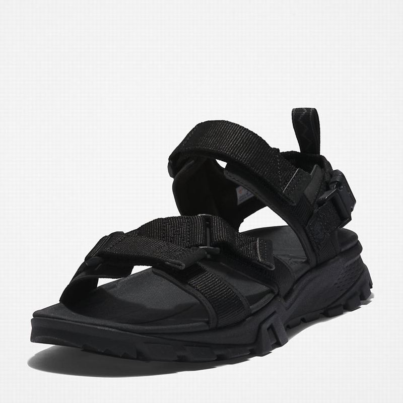 Timberland Garrison Trail Webbing-strap Sandale Crne | 78924028