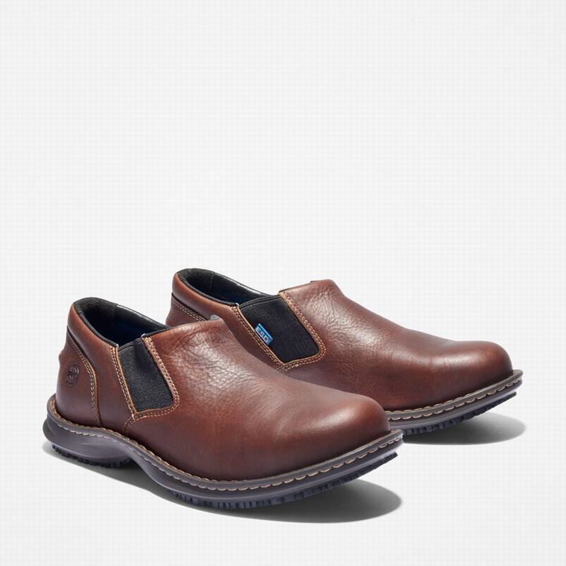 Timberland Gladstone Casual Steel Toe Radne Cipele Kafe | 38653870