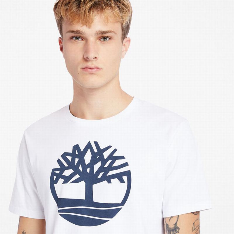 Timberland Graficke-Logo Majice Bijele | 1798588