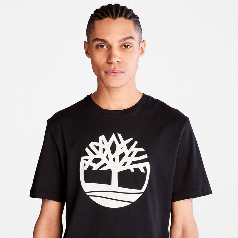 Timberland Graficke-Logo Majice Crne | 29782091
