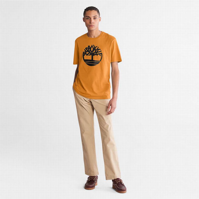 Timberland Graficke-Logo Majice Žute | 58509718