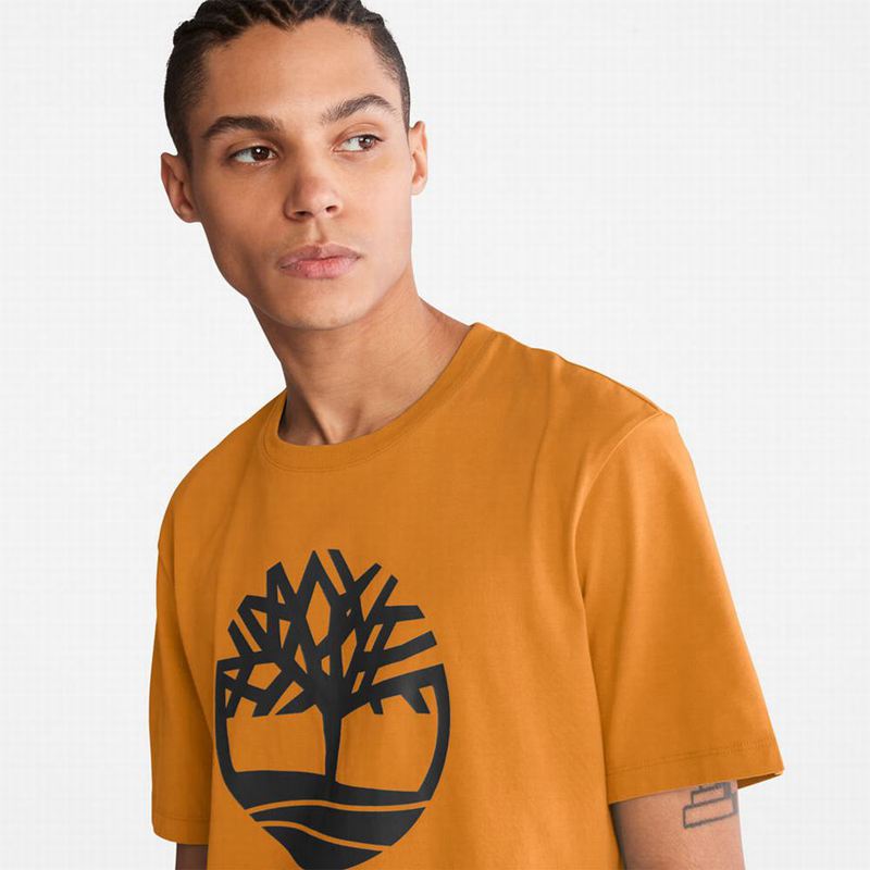 Timberland Graficke-Logo Majice Žute | 58509718