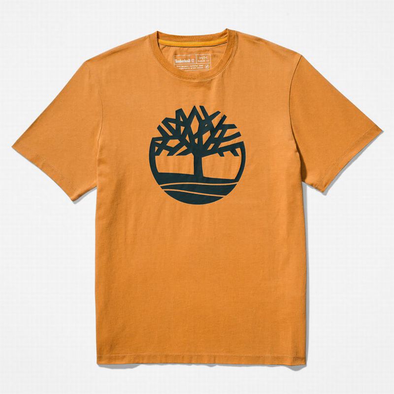 Timberland Graficke-Logo Majice Žute | 58509718