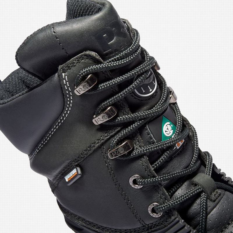 Timberland Gravel Pit Met Guard Steel Toe Waterproof Radne Čizme Crne | 74977931
