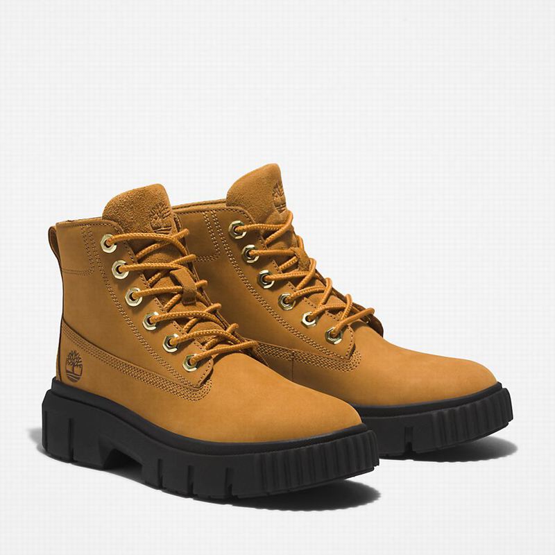 Timberland Greyfield Lace-up Čizme Žute | 98651776