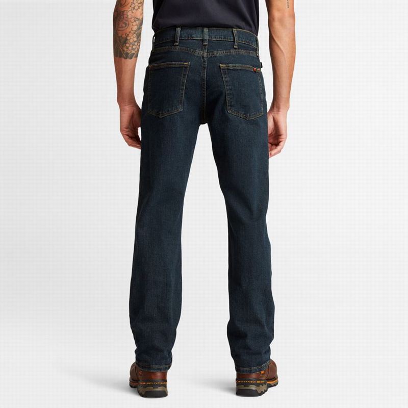 Timberland Grit-N-Grind Flex Denim Work Traperice Tamnoplave | 60035441