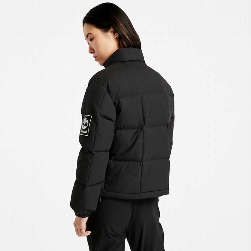 Timberland Gritman Lined Hooded Canvas Zimske Jakne Crne | 15523124