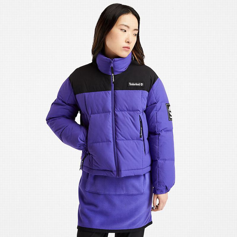 Timberland Gritman Lined Hooded Canvas Zimske Jakne Plave | 34504779